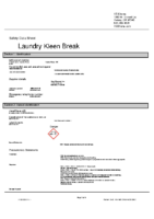 KS Chems Laundry Kleen Break 080123