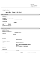 KS Chems Laundry Kleen N Soft 8123