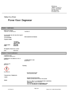 KS Chems Power Kleen Degreaser 080123